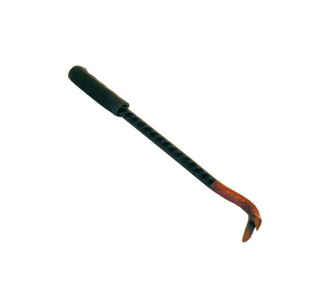 Гвоздодер-лом 400мм с резиновой ручкой арматурный (d.17мм)