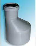 Переход полипропиленовый для канализации эксцентрический d110х50 (бутылочный) (40)