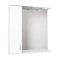 Зеркало-шкаф Панда 750/С левое, с подсветкой