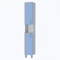 Пенал "Эко-30" 2 дверцы, с голубым компл.сменных элементов
