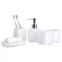 HB301-1 Набор для ванной комнаты (молочный)