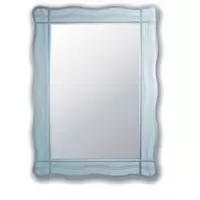 HB622 Зеркало с мат.рисунком по краю 600*450