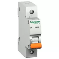 Автоматический выключатель 1P  6А хар-ка С 4,5кА Schneider Electric Domovoy 11201