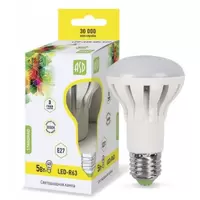 Лампа светодиодная ASD LED-R63-standard 5.0Вт 3000K 160-260В Е27
