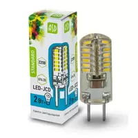 Лампа светодиодная ASD LED-JCD-standard 2.0Вт GY6.35 4000K 180Лм