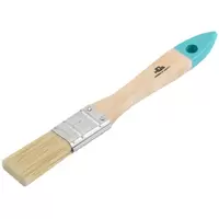 Кисть флейцевая, натур. cветлая щетина, деревянная ручка 1" (25 мм)