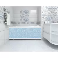 Экран для ванны "Кварт" 1,68м (Голубой иней)