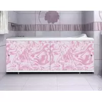 Экран для ванны "Кварт" 1,68м (Мрамор розовый)