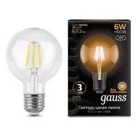 Лампа светодиодная Causs LED Filament А60 Е27 6W 2700К