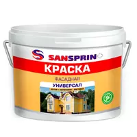 Краска ВД "Сансприн Плюс" Фасадная Универсал 3,0 кг